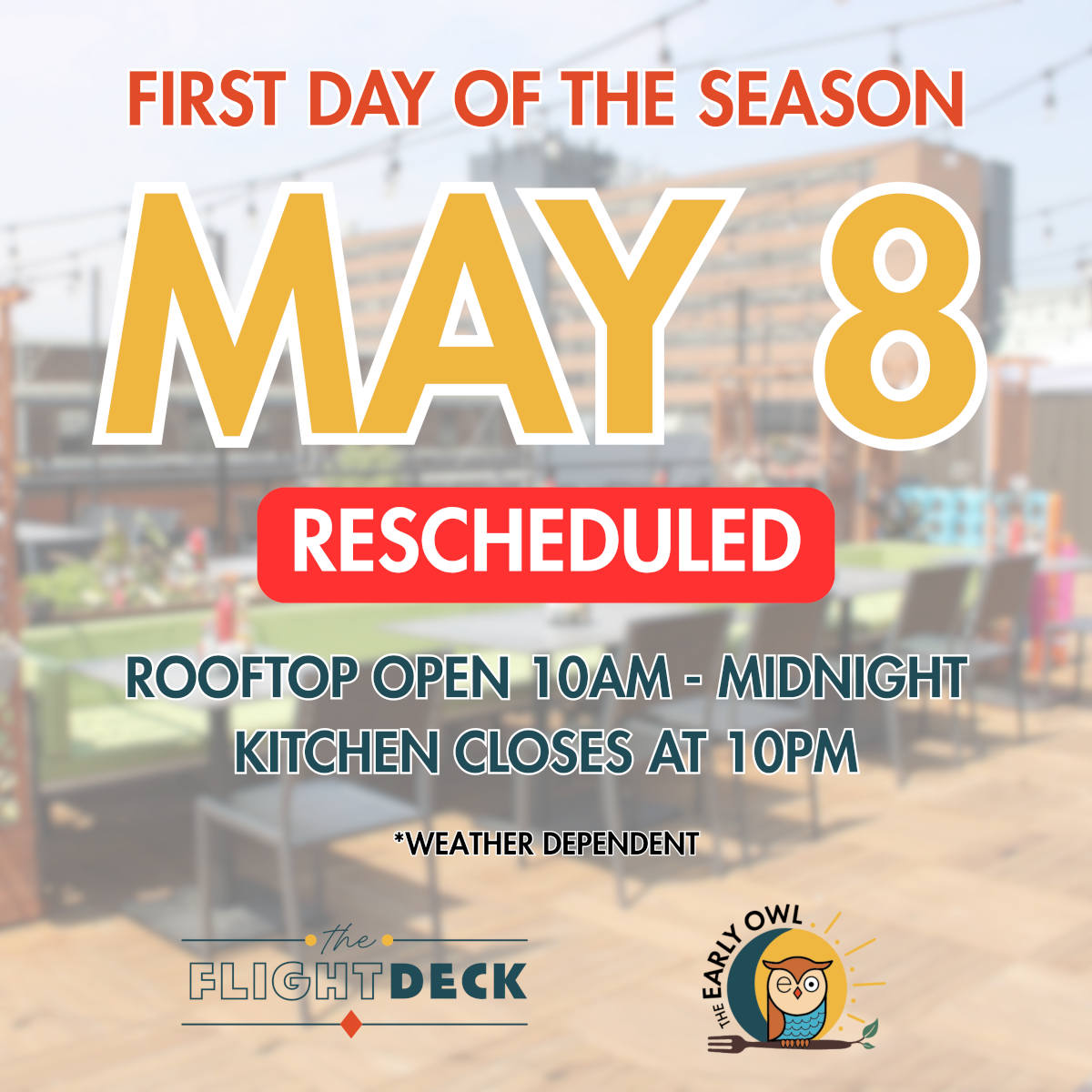first day of the season may eight