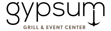 Gypsum Grill and Event Center logo scroll - Homepage