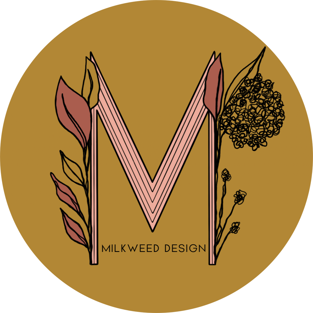 Milkweed Design logo top - Homepage