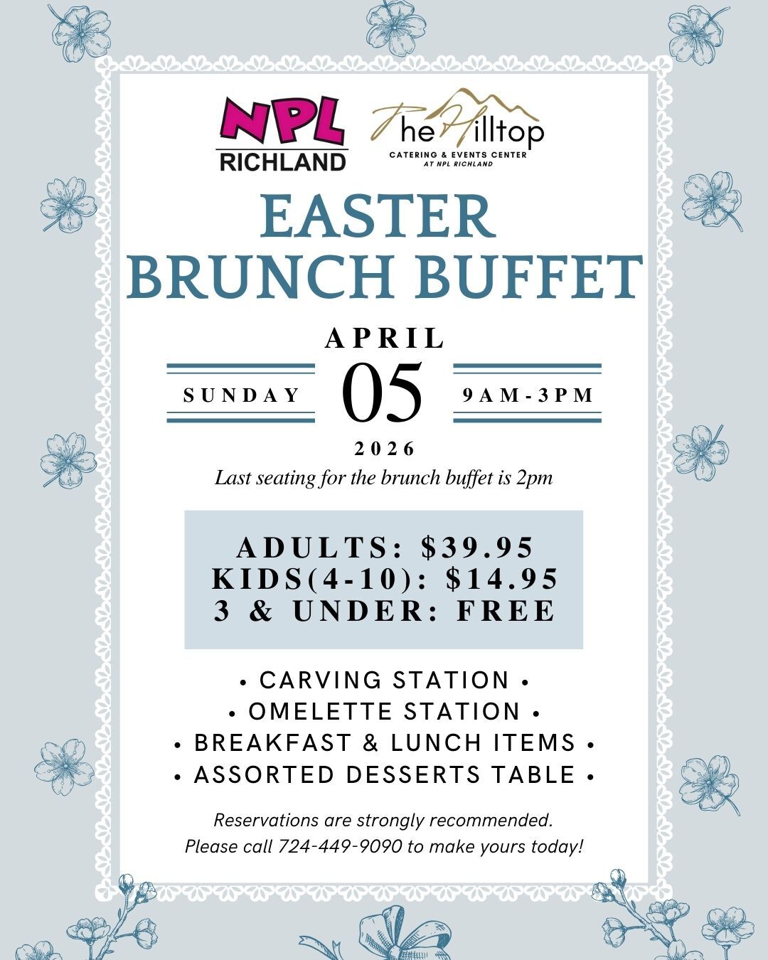 easter brunch buffet