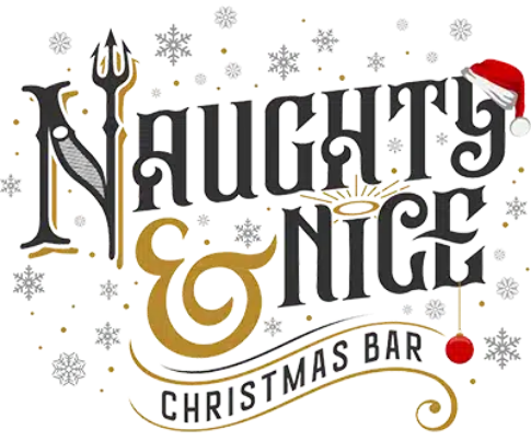 Naughty and Nice Christmas Bar logo