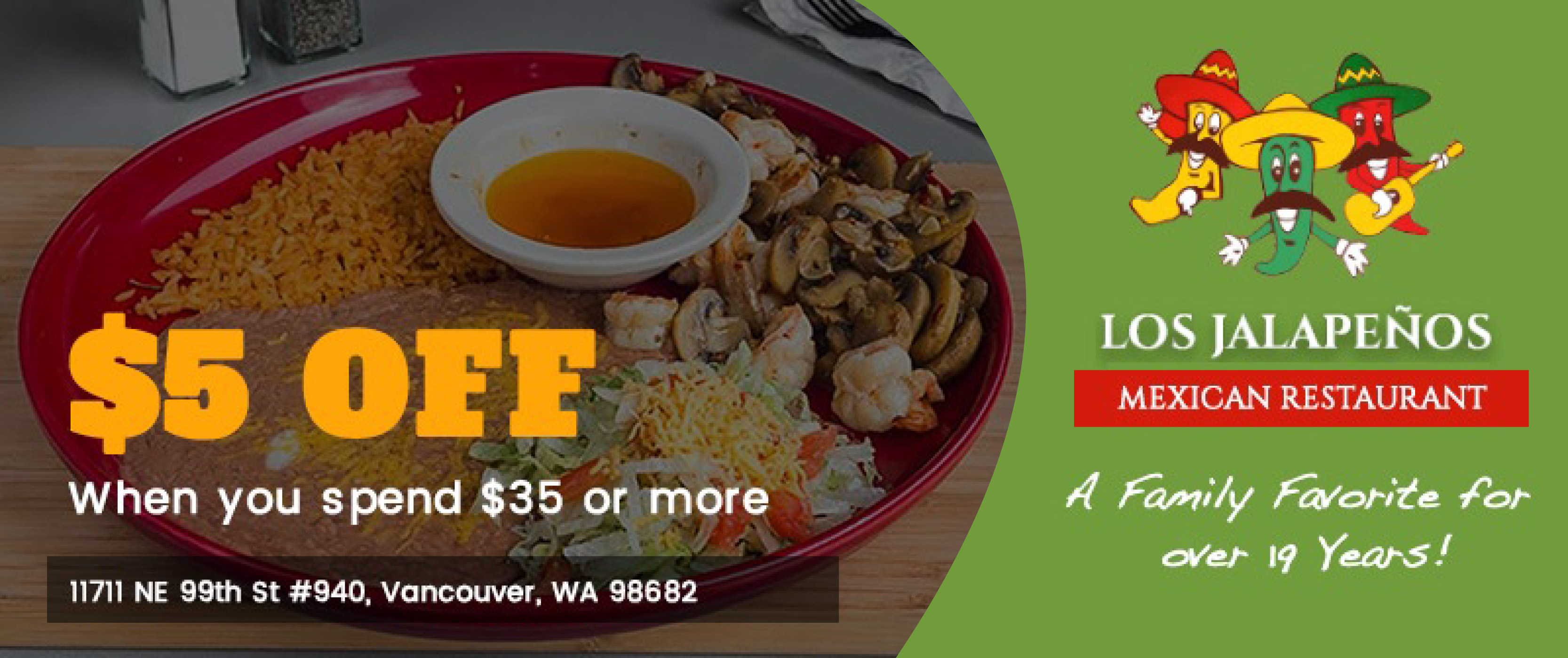 $5 off when you spend $35 or more
