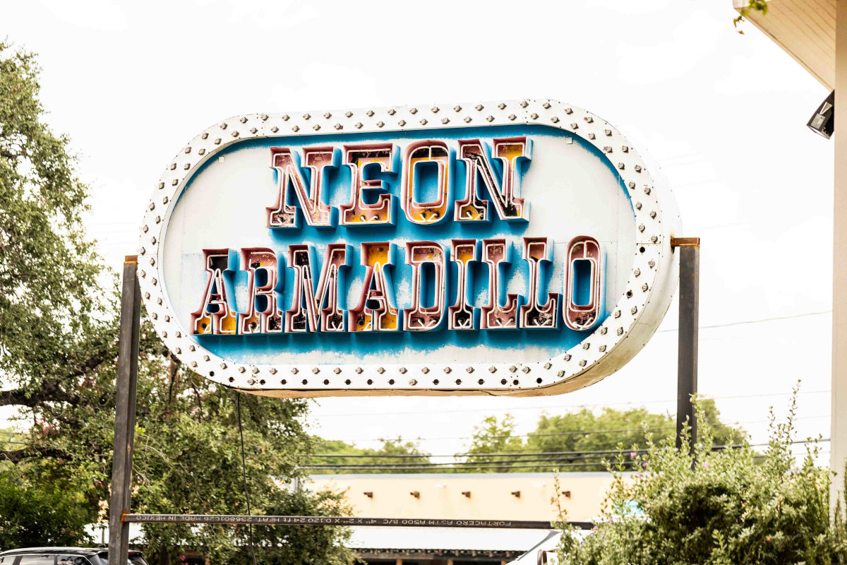 Neon Armadillo billboard