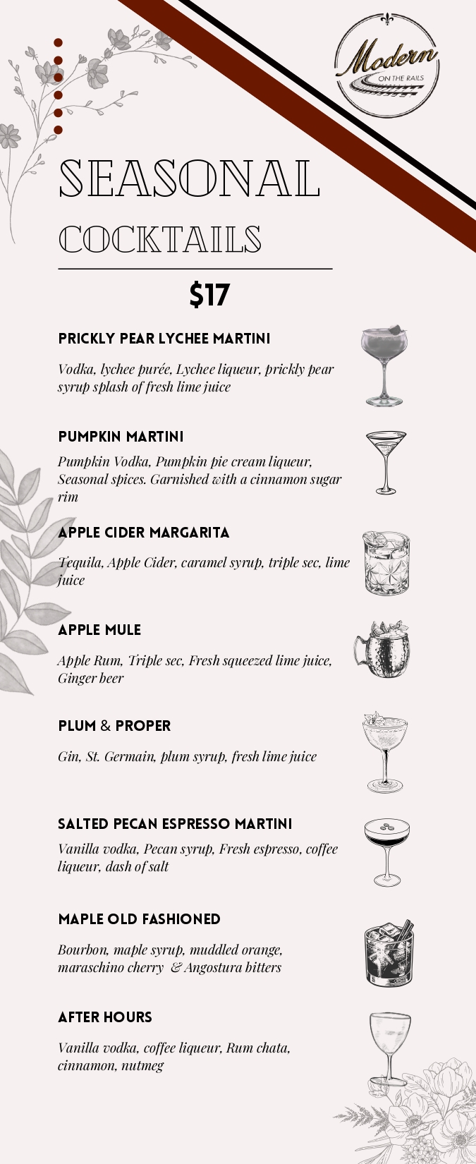 winter cocktails