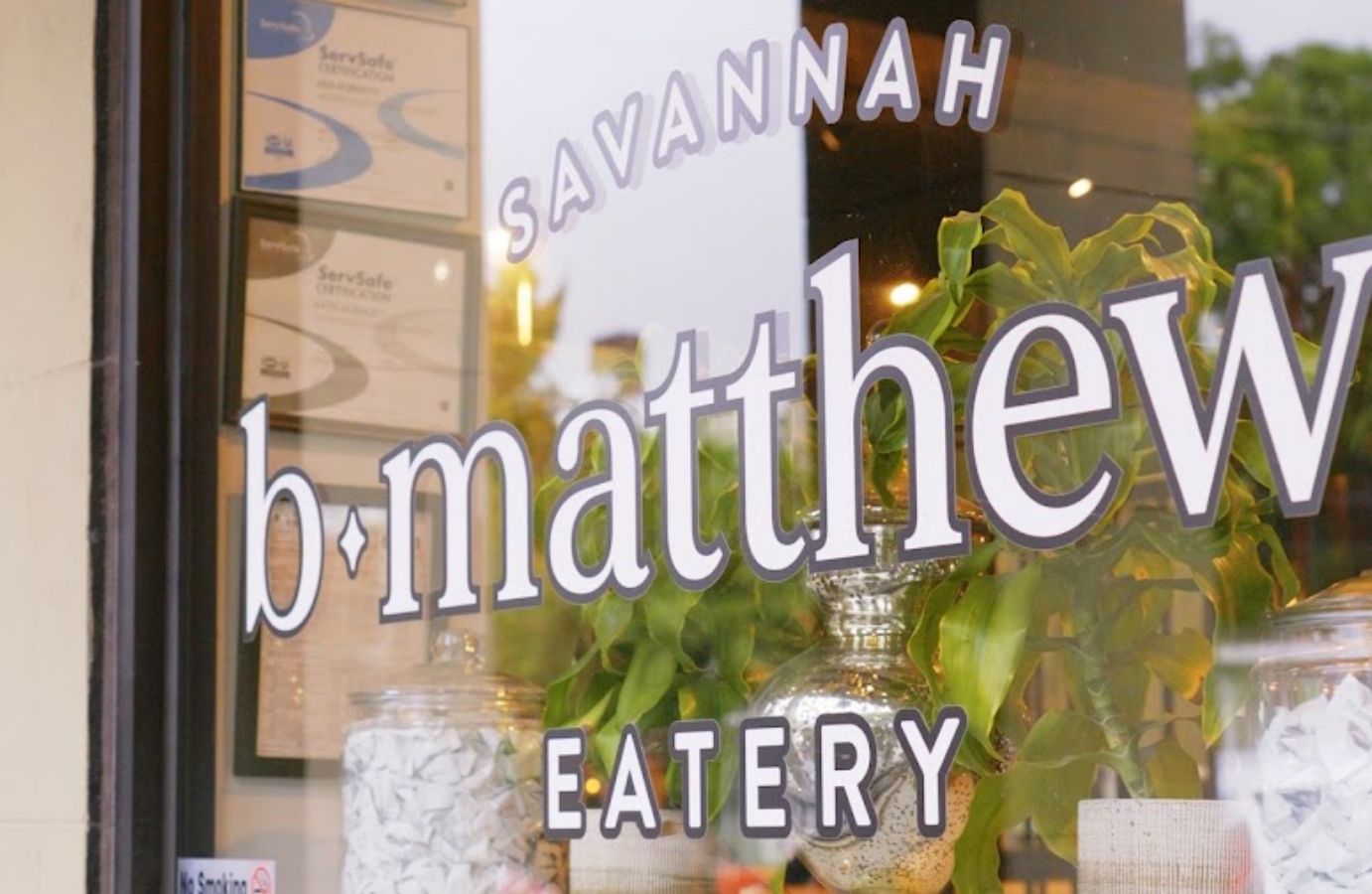 b. matthews eatery logo