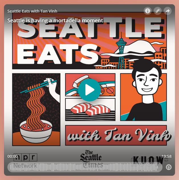 Seattle Eats with Tan Vinh podcast.
