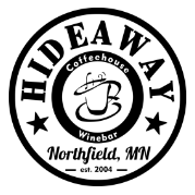 The HideAway Coffehouse and Winebar logo top - Homepage