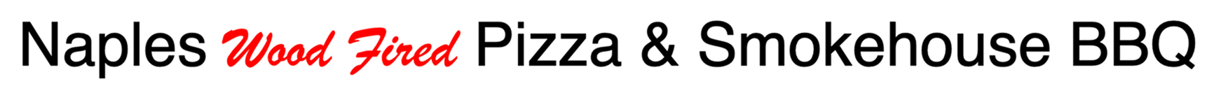 Naples Wood Fired Pizza & Smokehouse BBQ logo top - Homepage