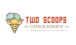 Two Scoops Creamery logo top