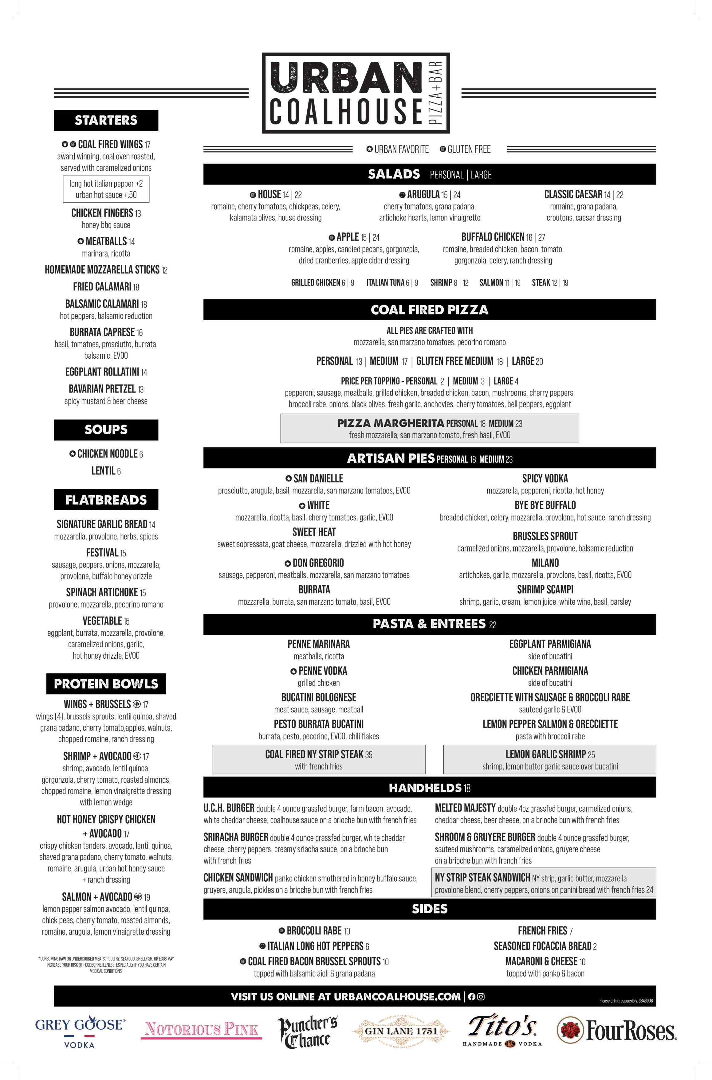 Main Menu, page 1