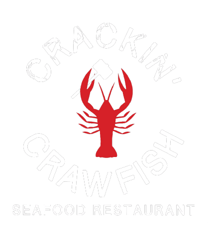Crackin' Crawfish logo scroll