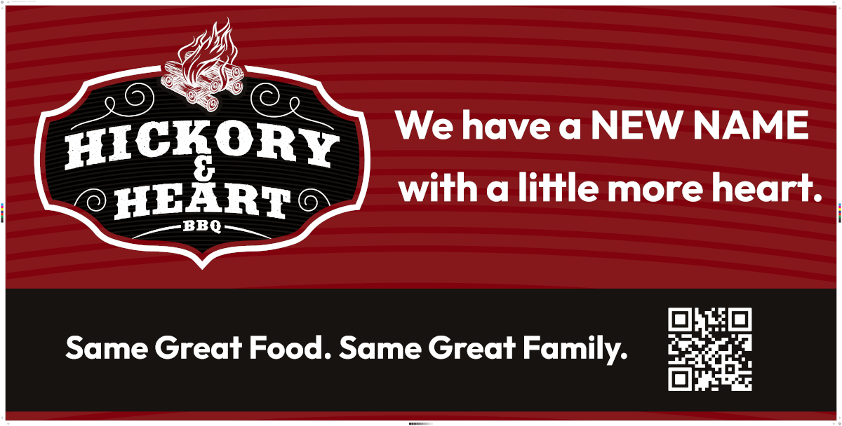 We have a new name with a little more heart, Same great food, same great family