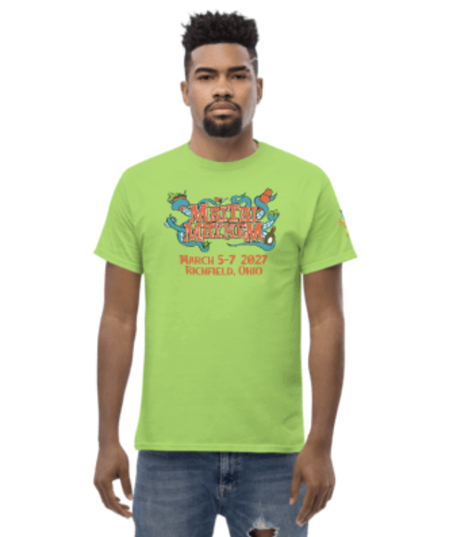Visit our Shopify page to order your Mai Tai Mayhem tee