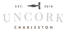 Uncork Charleston logo scroll