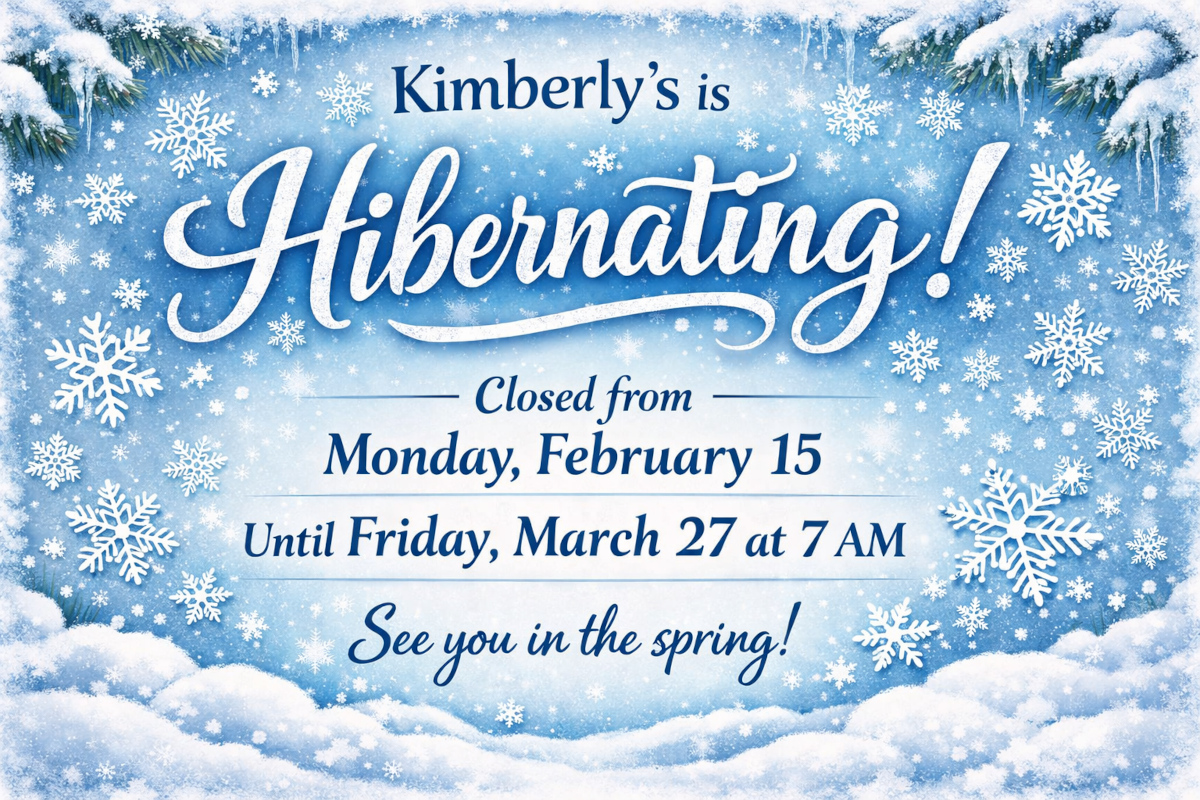 kimberly's is hibernating
