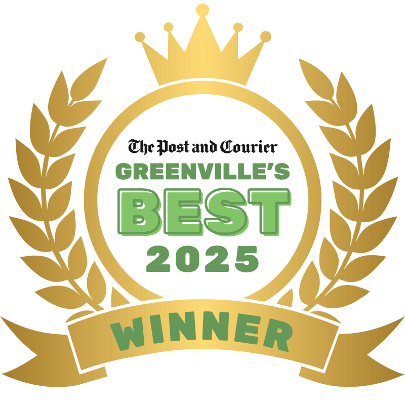 The Post and Courier Greenville's best 2025 Winner badge
