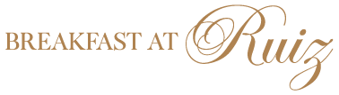 Breakfast at Ruiz-Elgin logo scroll - Homepage