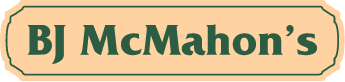 Bj McMahons logo scroll