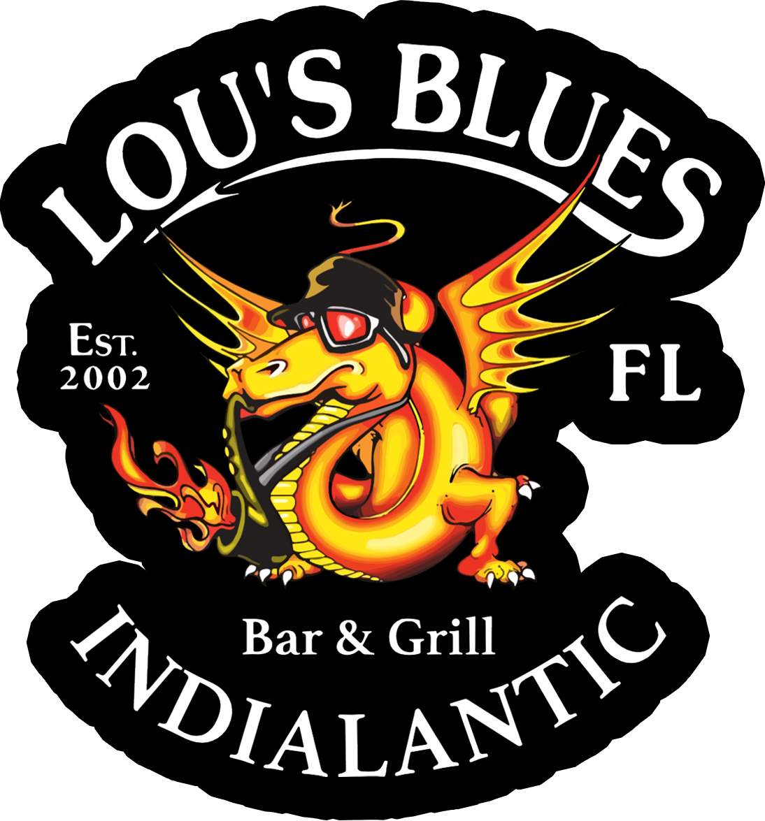Lou's Blues logo top - Homepage