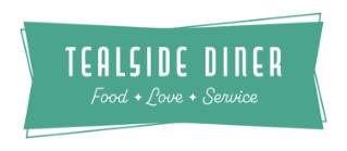 Tealside Diner logo top - Homepage