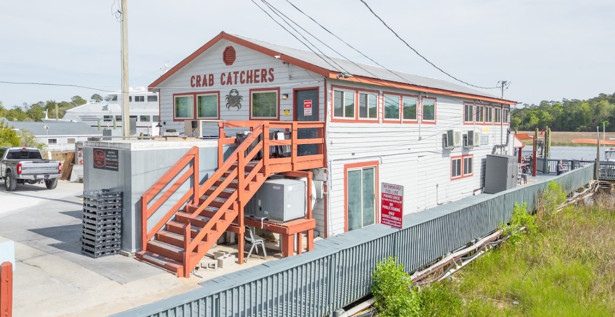 Crab Catchers On The Waterfront cover