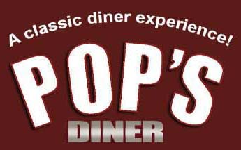 Pop's Diner logo top - Homepage