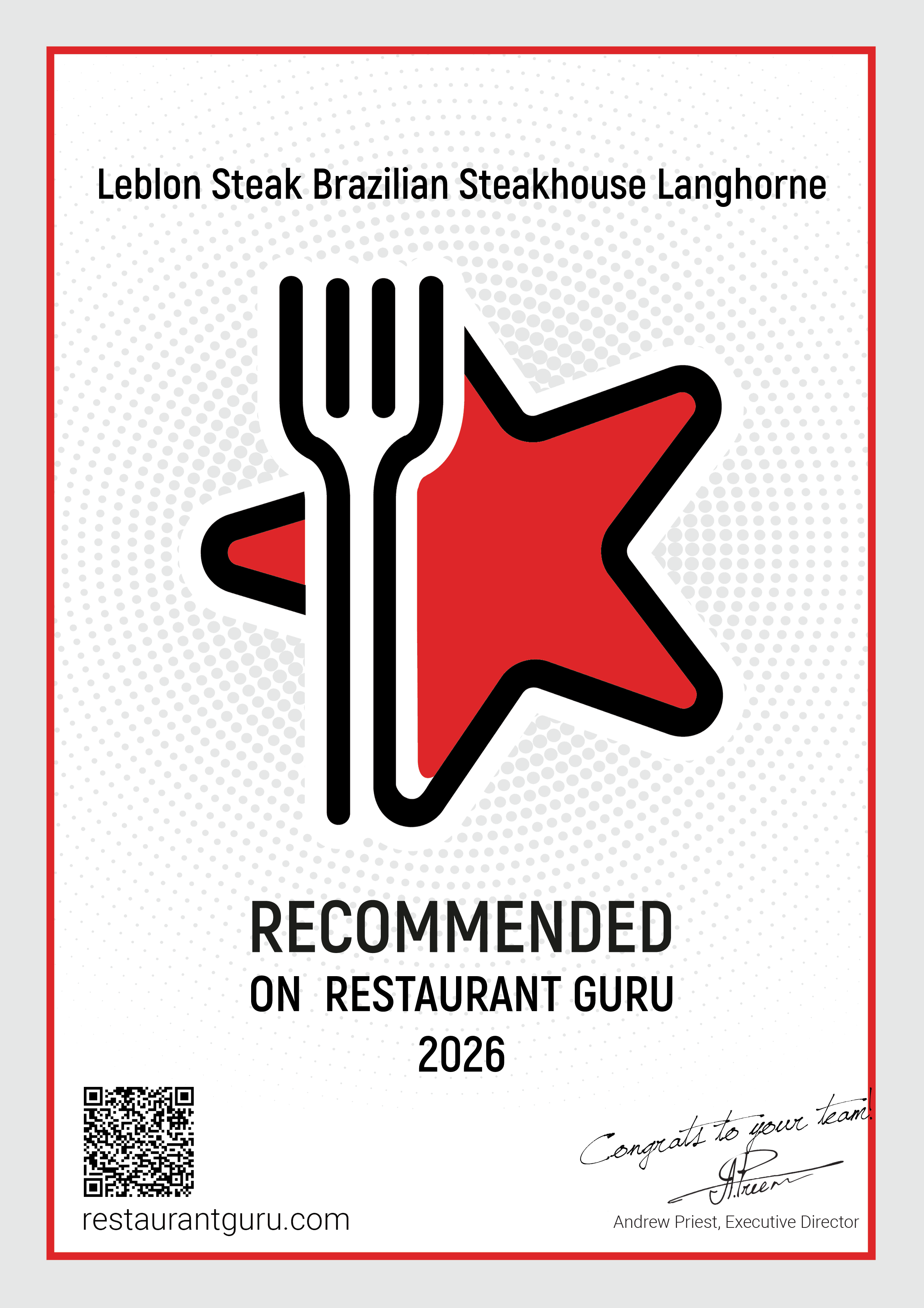 Leblon Steak Brazilian Steakhouse Langhorne recommended on restaurant guru 2026