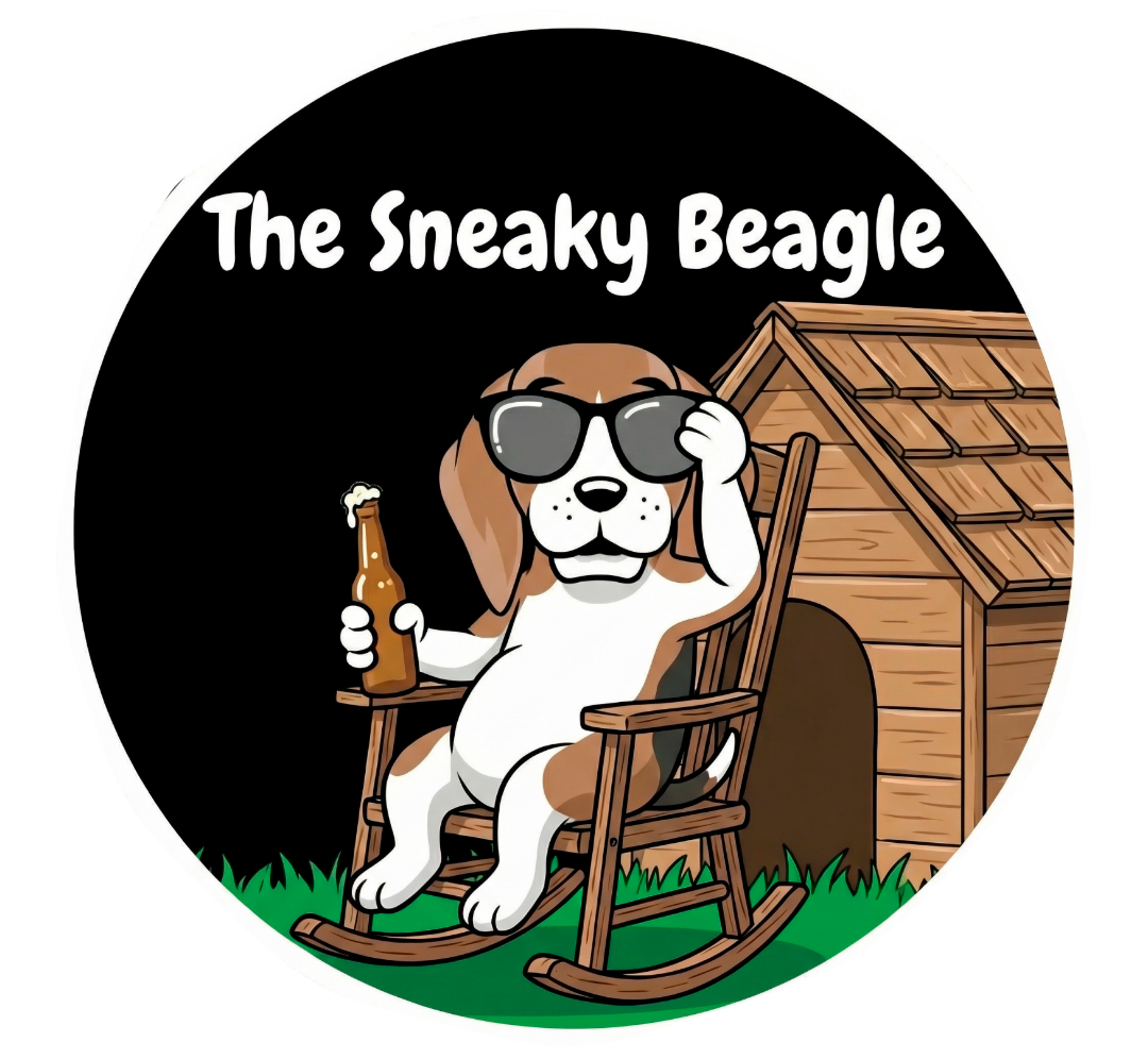 The Sneaky Beagle logo top - Homepage