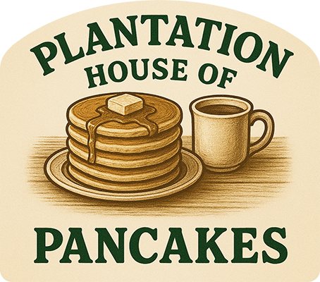 Plantation House of Pancakes logo top - Homepage