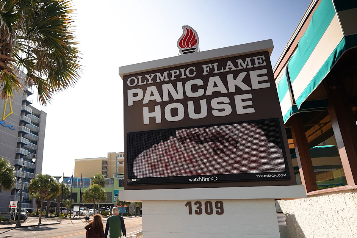 Olympic Flame Pancake House Menu