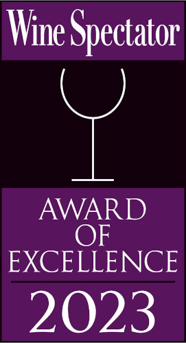 wine spectator - award of excellence - 2023