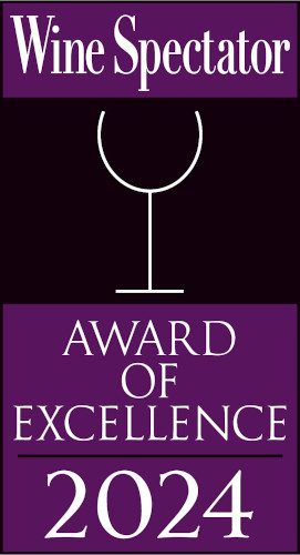 wine spectator - award of excellence - 2024