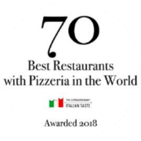 Badge 2 - Best restaurants with Pizzeria in the World