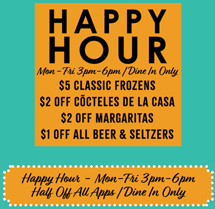 Happy Hour Menu