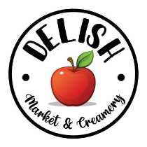 Delish Market & Creamery logo top - Homepage