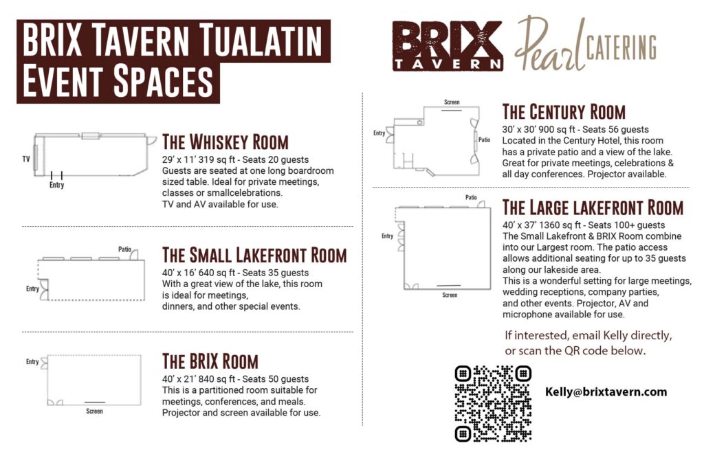 BRIX Tavern Tualatin Event Spaces