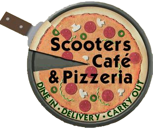 Scooters Cafe & Pizzeria logo top - Homepage