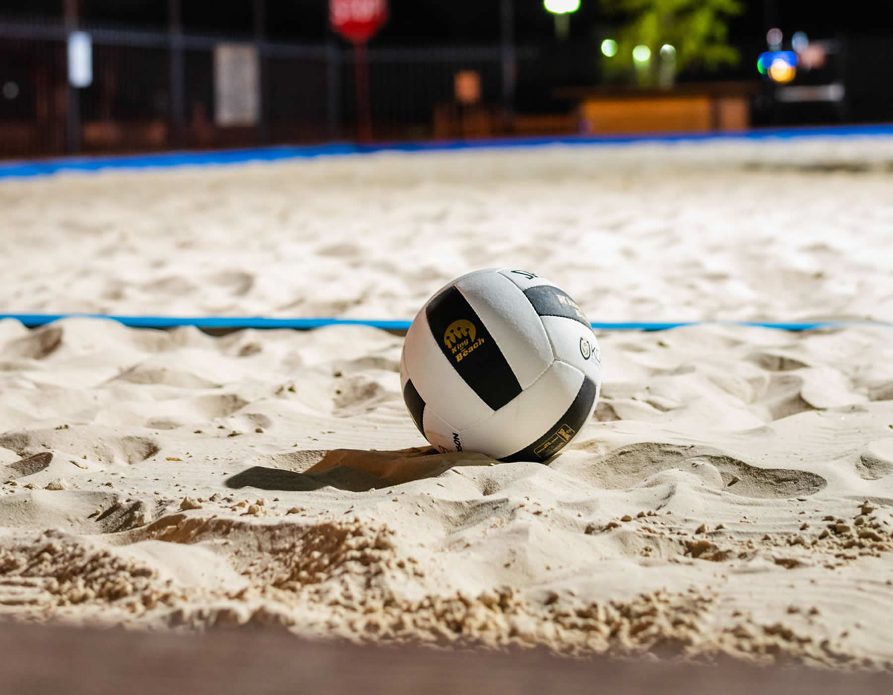 volleyball ball on the sand