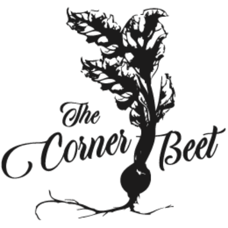 The Corner Beet logo scroll