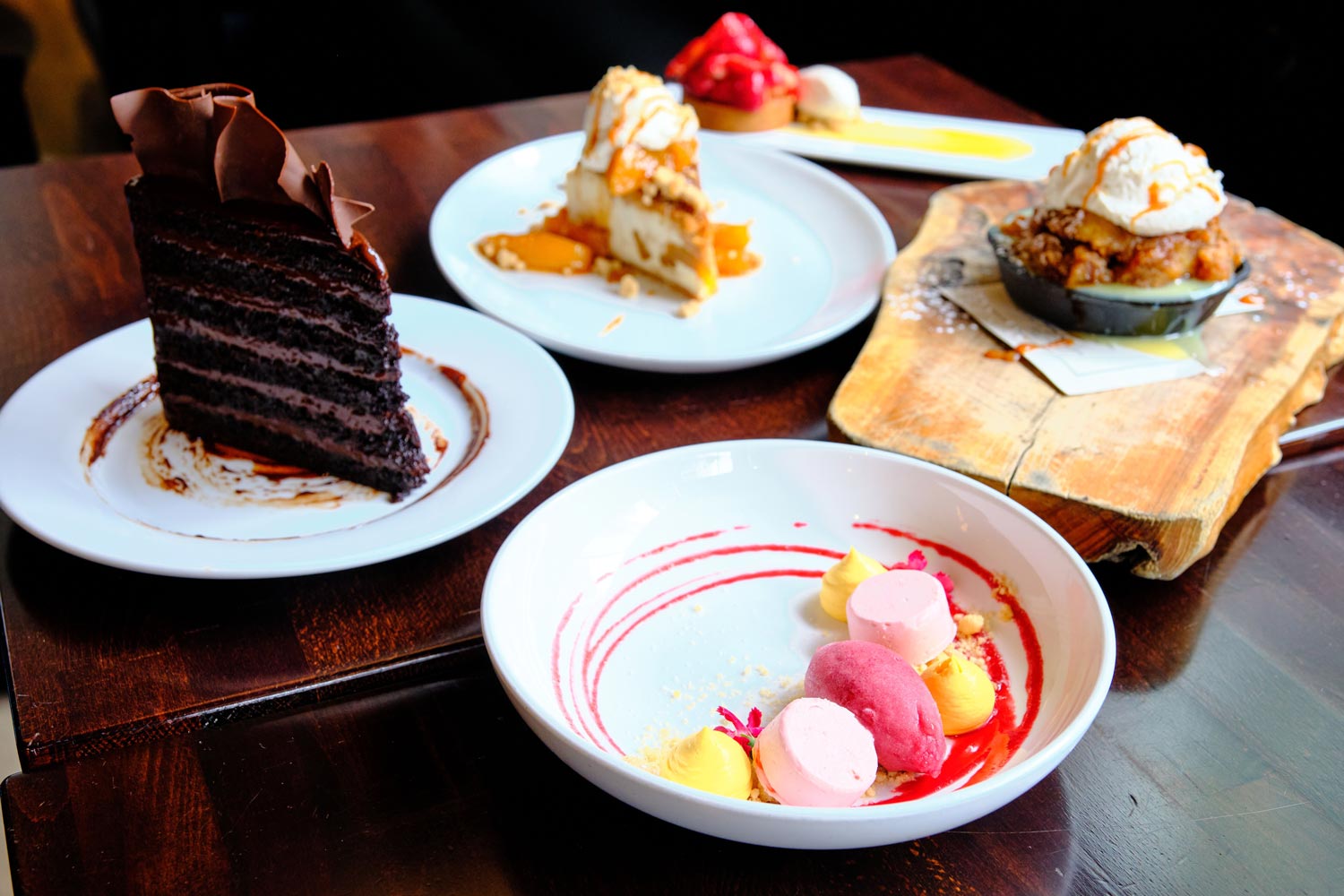group dessert