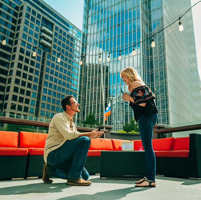 romantic marriage proposal