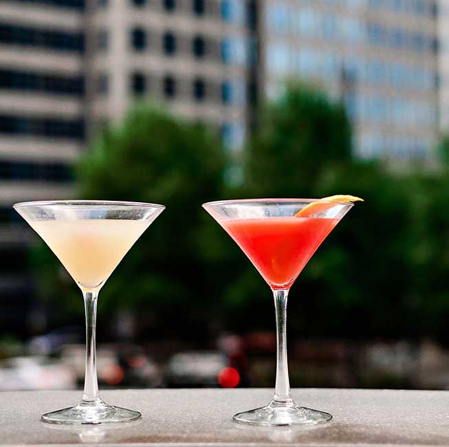 two martinis