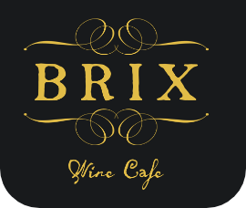 Brix Wine Café logo scroll