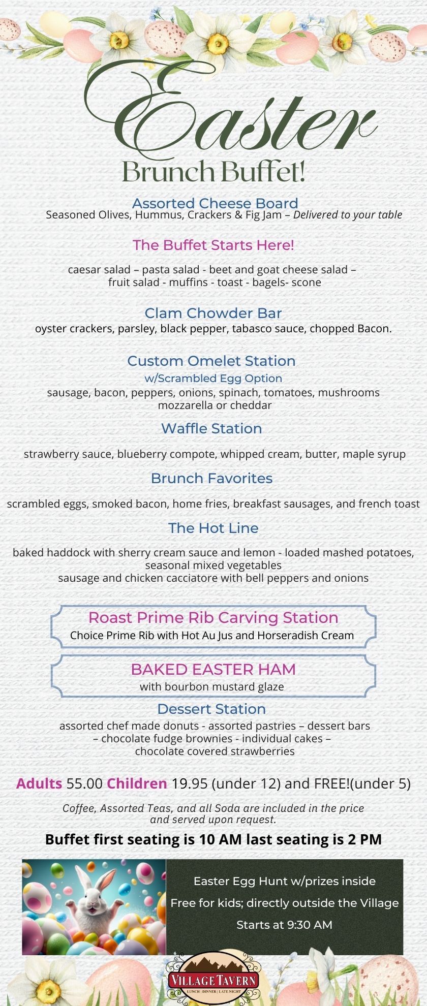 Easter Brunch Buffet!