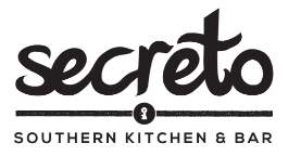 Secreto Southern Kitchen & Bar Brookhaven logo scroll