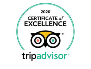 2020 Certificate of Excellence - tripadvisor