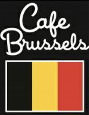 Cafe Brussels logo scroll