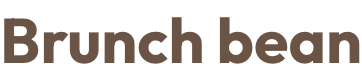 Brunch Bean logo top - Homepage