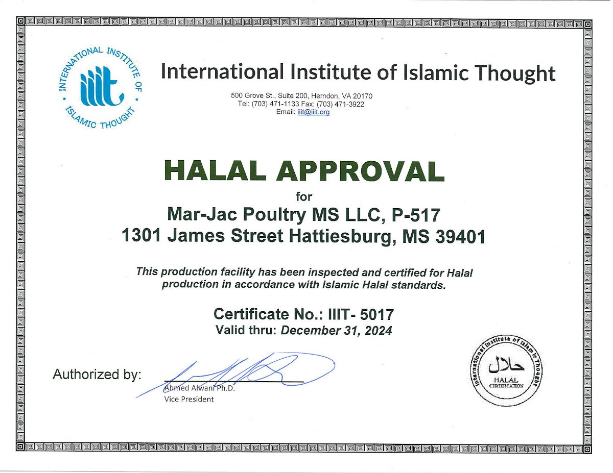 HALAL APPROVAL CERTIFICATES 1