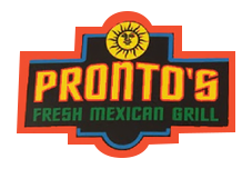 Pronto's Fresh Mexican Grill logo top - Homepage
